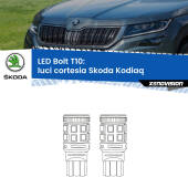 0 Luci Cortesia LED Skoda Kodiaq 2016 in poi: T10 Bolt T10: LED Bolt 6000k (Coppia)