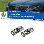 0 Luci Cortesia LED Skoda Kodiaq 2016 in poi: W5W Fly W5W: Lampadine LED Fly 6000k (Coppia)