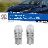 0 Luci Cortesia LED Toyota Mirai JPD1_ anteriori: W5W Glow a Luce Calda W5W: LED Glow Bianco Caldo (Coppia)