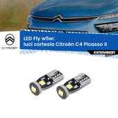 0 Luci Cortesia LED Versione 1 Citroën C4 Picasso II: W5W Fly W5W: Lampadine LED Fly 6000k (Coppia)