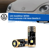 0 Luci Cortesia LED VW New Beetle II 2011 - 2019: T10 GoldStar T10 (W5W) Goldstar Coppia LED Canbus Next Gen