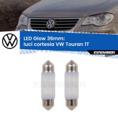 0 Luci Cortesia LED VW Touran 1T posteriori: C5W Glow a Luce Calda (Coppia) C5W: LED Glow Bianco Caldo 36mm (Coppia)