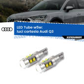 0 Luci Cortesia LED W5W Audi Q3 2011 - 2018 W5W Tube W5W: Lampadine LED Tube 6000k (Coppia)