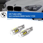 0 Luci Cortesia LED W5W BMW Serie-1 F20 2010 - 2019 W5W Tube W5W: Lampadine LED Tube 6000k (Coppia)