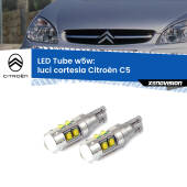 0 Luci Cortesia LED W5W Citroën C5 2001 - 2004 W5W Tube W5W: Lampadine LED Tube 6000k (Coppia)