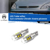 0 Luci Cortesia LED W5W Citroën Xsara picasso 1999 - 2012 W5W Tube W5W: Lampadine LED Tube 6000k (Coppia)