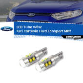 0 Luci Cortesia LED W5W Ford Ecosport II 2012 - 2016 W5W Tube W5W: Lampadine LED Tube 6000k (Coppia)