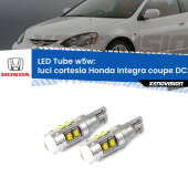 0 Luci Cortesia LED W5W Honda Integra coupe DC2, DC4 1997 - 2001 W5W Tube W5W: Lampadine LED Tube 6000k (Coppia)