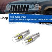 0 Luci Cortesia LED W5W Jeep Grand cherokee III WK 2005 - 2010 W5W Tube W5W: Lampadine LED Tube 6000k (Coppia)