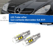 0 Luci Cortesia LED W5W Mercedes SLK R171 2006 - 2011 W5W Tube W5W: Lampadine LED Tube 6000k (Coppia)