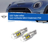0 Luci Cortesia LED W5W Mini Clubman F54 2014 - 2019 W5W Tube W5W: Lampadine LED Tube 6000k (Coppia)