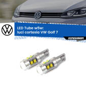0 Luci Cortesia LED W5W VW Golf 7 2012 - 2019 W5W Tube W5W: Lampadine LED Tube 6000k (Coppia)