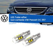 0 Luci Cortesia LED W5W VW Passat CC 357 2008 - 2012 W5W Tube W5W: Lampadine LED Tube 6000k (Coppia)