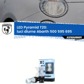 0 Luci diurne LED Abarth 500 595 695  prima serie: T20 Pyramid T20 (7443 7440): XE Pyramid LED Kit per Luci Diurne DRL