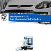 0 Luci diurne LED Abarth Punto Evo  2010 - 2014: T20 Pyramid T20 (7443 7440): XE Pyramid LED Kit per Luci Diurne DRL