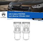 0 Luci diurne LED Citroën DS4 2011 - 2015: P21/5W Cobra P21/5W: LED Cobra 6000k (Coppia)