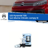 0 Luci diurne LED Citroën Jumpy III 2016 in poi: T20 Pyramid T20 (7443 7440): XE Pyramid LED Kit per Luci Diurne DRL