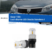 0 Luci diurne LED Dacia Sandero I 2008 - 2012: T20 Bolt T20: Bolt LED 6000k (Coppia)