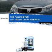 0 Luci diurne LED Dacia Sandero I 2008 - 2012: T20 Pyramid T20 (7443 7440): XE Pyramid LED Kit per Luci Diurne DRL