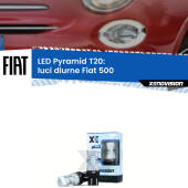 0 Luci diurne LED Fiat 500  restyling: T20 Pyramid T20 (7443 7440): XE Pyramid LED Kit per Luci Diurne DRL