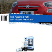 0 Luci diurne LED Fiat 500X  restyling: T20 Pyramid T20 (7443 7440): XE Pyramid LED Kit per Luci Diurne DRL