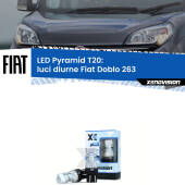 0 Luci diurne LED Fiat Doblo 263 2010 - 2016: T20 Pyramid T20 (7443 7440): XE Pyramid LED Kit per Luci Diurne DRL