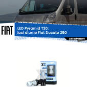 0 Luci diurne LED Fiat Ducato 250 2014 - 2018: T20 Pyramid T20 (7443 7440): XE Pyramid LED Kit per Luci Diurne DRL
