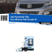 0 Luci diurne LED Fiat Scudo III 2022 in poi: T20 Pyramid T20 (7443 7440): XE Pyramid LED Kit per Luci Diurne DRL
