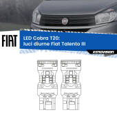 0 Luci diurne LED Fiat Talento III 2016 - 2020: T20 Cobra T20: LED Cobra 6000k (Coppia)