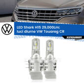 0 Luci diurne LED H15 24,000Lm per VW Touareg CR 2018 in poi H15: Kit LED Shark 24.000Lm - Luci Diurne DRL e Abbaglianti Canbus