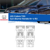 0 Luci diurne LED Honda Hr-v RU 2013 in poi: T20 Cobra T20: LED Cobra 6000k (Coppia)