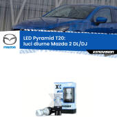 0 Luci diurne LED Mazda 2 DL/DJ 2014 - 2018: T20 Pyramid T20 (7443 7440): XE Pyramid LED Kit per Luci Diurne DRL