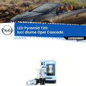 0 Luci diurne LED Opel Cascada  2013 - 2019: T20 Pyramid T20 (7443 7440): XE Pyramid LED Kit per Luci Diurne DRL