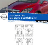 0 Luci diurne LED Opel Mokka J13 2012 - 2019: T20 Cobra T20: LED Cobra 6000k (Coppia)