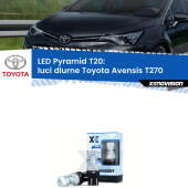 0 Luci diurne LED Toyota Avensis T270 2011 - 2018: T20 Pyramid T20 (7443 7440): XE Pyramid LED Kit per Luci Diurne DRL