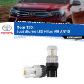 0 Luci diurne LED Toyota Hilux VIII AN110 2015 in poi: T20 Bolt T20: Bolt LED 6000k (Coppia)