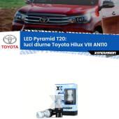 0 Luci diurne LED Toyota Hilux VIII AN110 2015 in poi: T20 Pyramid T20 (7443 7440): XE Pyramid LED Kit per Luci Diurne DRL