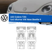 0 Luci diurne LED VW New Beetle II 2011 - 2019: T20 Cobra T20: LED Cobra 6000k (Coppia)
