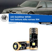 0 Luci Lettura LED Alfa romeo 164  1987 - 1998: T10 GoldStar T10 (W5W) Goldstar Coppia LED Canbus Next Gen