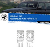 0 Luci Lettura LED Alfa romeo 75  1985 - 1992: T10 Bolt T10: LED Bolt 6000k (Coppia)