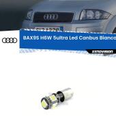 BAX9S (H6W) 360 gradi a 5Ultra Led - Canbus - Bianco Lunare