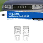 0 Luci Lettura LED Audi A4 B6 2000 - 2004: T10 Bolt T10: LED Bolt 6000k (Coppia)