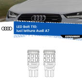 0 Luci Lettura LED Audi A7 2010 - 2018: T10 Bolt T10: LED Bolt 6000k (Coppia)