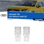 0 Luci Lettura LED Audi Q2 2016 - 2018: T10 Bolt T10: LED Bolt 6000k (Coppia)