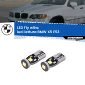 0 Luci Lettura LED BMW X5 E53 1999 - 2005: W5W Fly W5W: Lampadine LED Fly 6000k (Coppia)