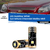 0 Luci Lettura LED Chevrolet Malibu Mk8 posteriori: T10 GoldStar T10 (W5W) Goldstar Coppia LED Canbus Next Gen