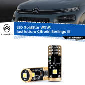 0 Luci Lettura LED Citroën Berlingo III 2018 in poi: T10 GoldStar T10 (W5W) Goldstar Coppia LED Canbus Next Gen