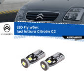0 Luci Lettura LED Citroën C2 2003 - 2009: W5W Fly W5W: Lampadine LED Fly 6000k (Coppia)