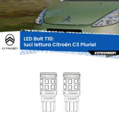 0 Luci Lettura LED Citroën C3 Pluriel 2003 - 2010: T10 Bolt T10: LED Bolt 6000k (Coppia)
