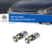 0 Luci Lettura LED Citroën C4  2004 - 2011: W5W Fly W5W: Lampadine LED Fly 6000k (Coppia)